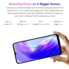 Blackview A52 Pro Mobile Phone with Fingerprint Unlock, 6.52" AMOLED Screen, Android 13, 4G Network Support