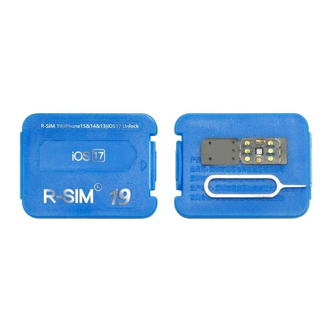 R-SIM 19 Card for International Travel and Carrier Switching universal iOS17 unlock card with ejector tool