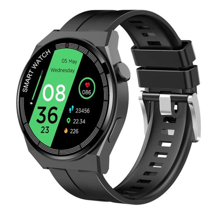 GT3 Smart Bracelet for Daily Health and Activity Tracking showing black round smartwatch with heart rate, steps, and sleep metrics on screen
