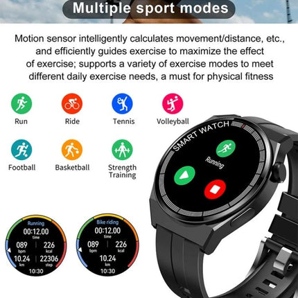 GT3 Smart Bracelet for Daily Health and Activity Tracking showing multiple sport modes, heart rate and activity screens on wristwatch display