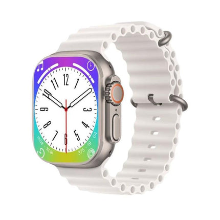 Essential Wearable for Monitoring Daily Health and Activity smart bracelet showing heart-rate capable display and white breathable silicone band
