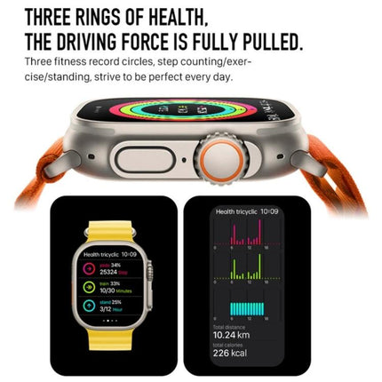 Essential Wearable for Monitoring Daily Health and Activity smart bracelet showing activity rings, heart rate and step tracking on display
