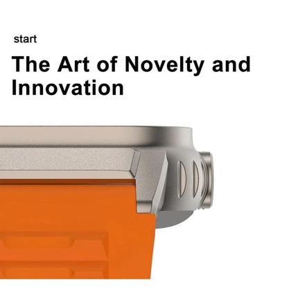 G41 Bracelet for Everyday Wellness and Daily Activity Tracking showing side profile with orange band and metal casing, highlighting heart rate and activity monitoring features