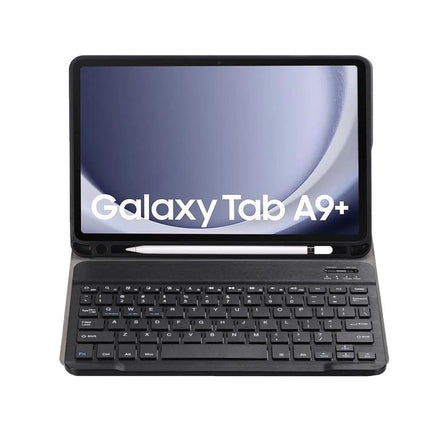 Candy Color Protective Tablet Case with Bluetooth Keyboard - candy-colored protective case with integrated Bluetooth keyboard for Galaxy Tab A9+