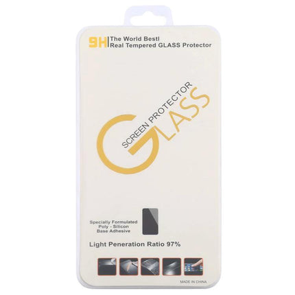 Samsung Galaxy Tempered Glass Screen Protector For Everyday Use - ultra-thin tempered glass packaging showing scratch and fingerprint resistance