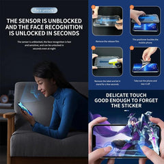 Privacy Shield Tempered Glass Screen Protector with Dust and Static Resistance