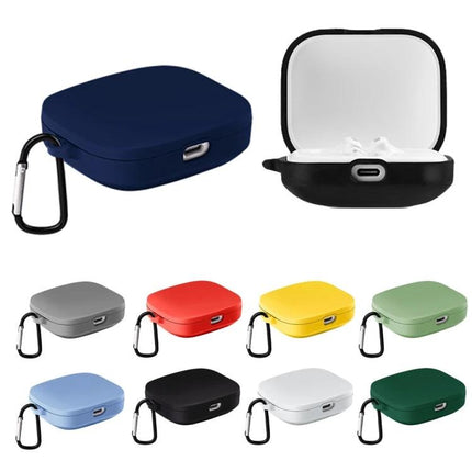 Keep Your Xiaomi Earbuds Protected for Daily Commutes silicone protective case in assorted colors with carabiner for commuters and gym-goers