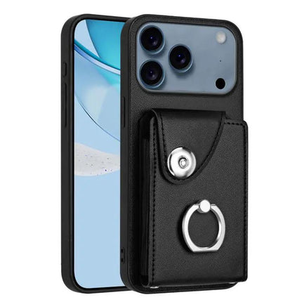 Card Holder Ring Phone Case For iPhone 17 Pro Max, 17 Pro, 17, Air