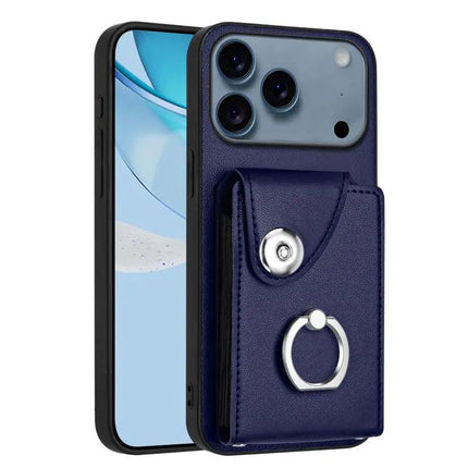 Card Holder Ring Phone Case For iPhone 17 Pro Max, 17 Pro, 17, Air