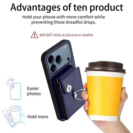 Card Holder Ring Phone Case For iPhone 17 Pro Max, 17 Pro, 17, Air