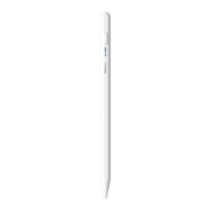 Lenovo ThinkPlus Magnetic Stylus Pen for Touch Screen Writing - white stylus with magnetic clip for precise note-taking and drawing on tablets