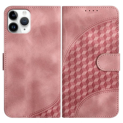 Elephant Head Embossed Case With Lanyard Wallet Stand For iPhone 11 Pro XS X XR - pink PU leather wallet case with embossed pattern and stand