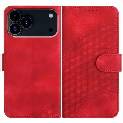Elephant Head Embossed PU Leather Case With Lanyard For iPhone 17 Series Wallet