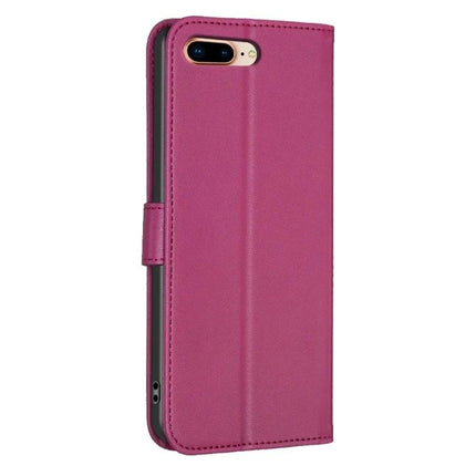 Daily Leather Phone Case for iPhone With Card Slots in pink folio style with kickstand and secure card slots