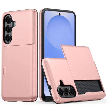 Phone Case With Card Holder For Everyday Errands On The Go Simple Practical Accessory - rose gold protective phone case with built-in card slot