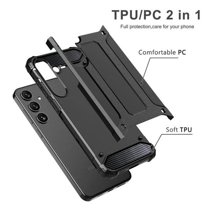 Magic Armor Case for Samsung Galaxy S24 slim TPU/PC 2-in-1 protective case with ergonomic grip and corner shock absorption