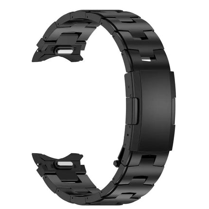 Pure Titanium Button Metal Watch Band For Galaxy Watch6