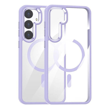 Samsung Galaxy Clear Case For Everyday Protection Against Scratches And Dirt, Keeps Original Look - clear purple bumper, slim protective PC case
