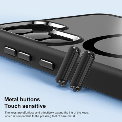 Essential Case for Samsung Galaxy Everyday Protection showing metal touch-sensitive buttons and camera cutout for daily scratch and dirt protection