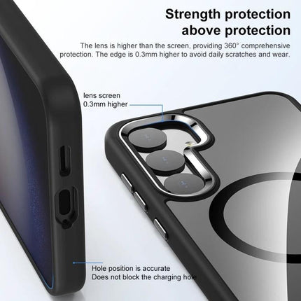 Samsung Galaxy Clear Case For Everyday Protection Against Scratches And Dirt, Keeps Original Look - transparent PC case with raised camera lens protection and precise cutouts