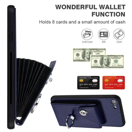 Phone Case With Card Slots showing PU exterior, six-to-eight card slots, built-in stand and cash storage for commuting and errands