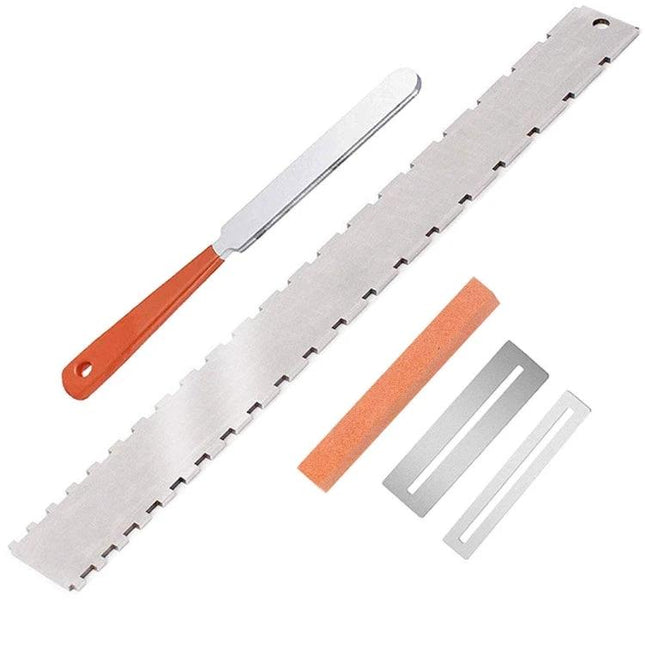 Guitar Maintenance Tool for Everyday Instrument Care stainless steel string cleaning and hardware adjustment kit with scraper and files