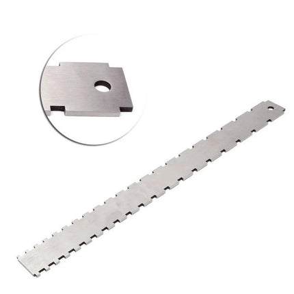 Handy Tool for Guitar Maintenance and Everyday Adjustments – stainless steel multi-notch fret and nut adjustment ruler