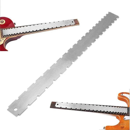 Handy Tool for Guitar Maintenance and Everyday Adjustments stainless steel fret rocker and string adjustment aid