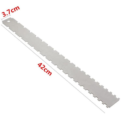 Handy Tool for Guitar Maintenance and Everyday Adjustments stainless steel fret ruler 42cm for string and nut tweaks