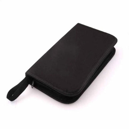 Handy Tool Set for Everyday Guitar Maintenance at Home black zippered carry case for guitar care kit