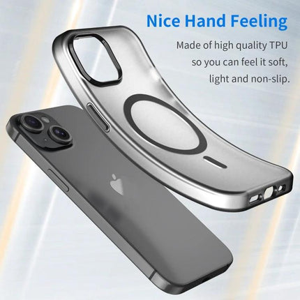 Essential Phone Case For iPhone 14 Everyday Protection - matte translucent TPU with rigid PC frame, built-in MagSafe ring, slim everyday protection
