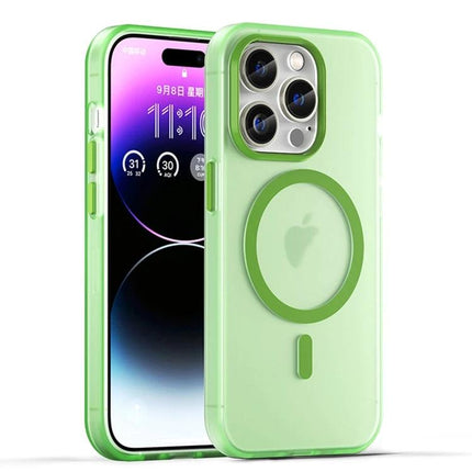 IPhone Case For Everyday Protection In Daily Life With Simple Practical Design For Everyday Use - lightweight green MagSafe-compatible iPhone case