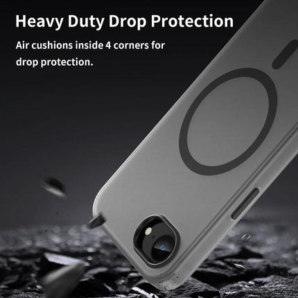 iPhone Case for Everyday Protection and Style — minimalist MagSafe-compatible case with heavy-duty drop protection, air-cushioned corners and precise cutouts