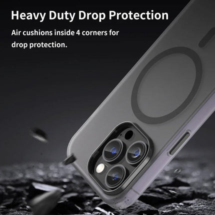 iPhone Case for Everyday Protection with matte translucent back, heavy duty drop protection and precise camera cutout