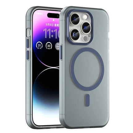 iPhone Case for Everyday Protection — matte translucent protective case with camera cutout and MagSafe ring, slim low-profile design for daily use
