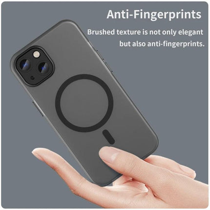 iPhone Case for Everyday Protection slim matte translucent TPU with anti-fingerprint finish and MagSafe ring, raised corners for drop protection