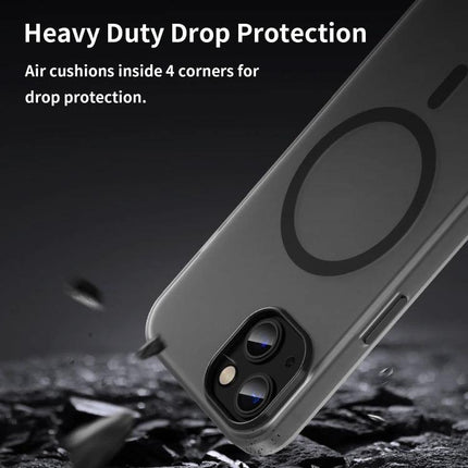 iPhone Case for Everyday Protection - slim matte translucent TPU with 360-degree buffered corners and heavy-duty drop protection