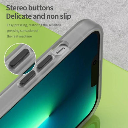 Practical Phone Case For Everyday Protection With Slim Lightweight Build For Daily Use showing matte translucent TPU grip and precise stereo button cutouts