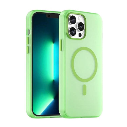 Practical Phone Case For Everyday Protection With Slim Lightweight Build For Daily Use - matte translucent green iPhone 12 Pro case with PC lens frame