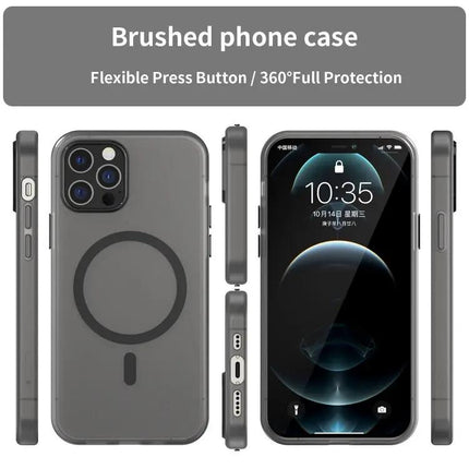 Frosted Translucent iPhone Case For Everyday Protection During Commutes And Daily Activities