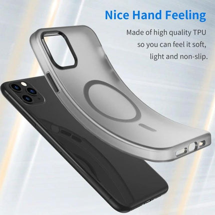 iPhone Case For Everyday Use matte translucent TPU back with PC lens frame, grippy non-slip protection for daily scratches and minor drops