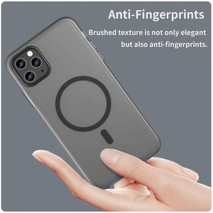 iPhone Case For Everyday Use matte translucent TPU case with anti-fingerprint brushed texture and PC lens frame, slim grippy protection