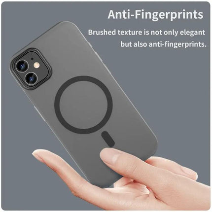 MagSafe Frosted Translucent Phone Case For iPhone 11 Pro Max