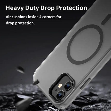MagSafe Frosted Translucent Phone Case For iPhone 11 Pro Max