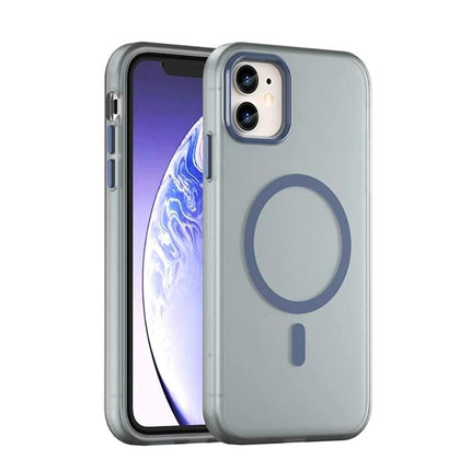 iPhone Case For Everyday Use matte translucent TPU back, grippy wear-resistant finish with PC lens frame and MagSafe ring