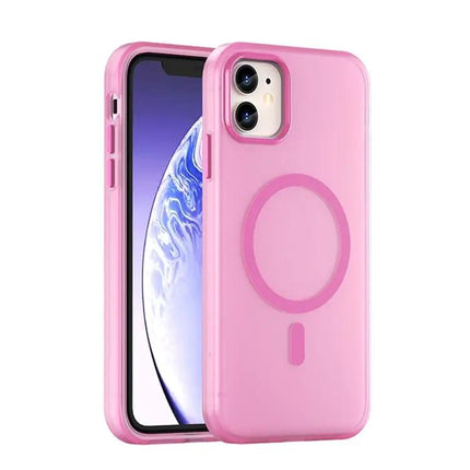 MagSafe Frosted Translucent Phone Case For iPhone 11 Pro Max
