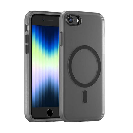 iPhone Case for Everyday Protection - matte translucent gray protective case with MagSafe ring, slim low-profile design and full port/button access