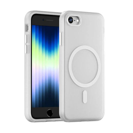 iPhone Case for Everyday Protection with matte translucent back, MagSafe-compatible ring, slim low-profile design shielding buttons and ports