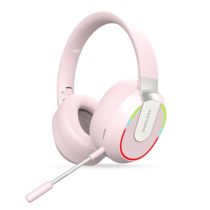 Foldable Bluetooth Headphones With Microphone For Commuting pink L850 wireless with ENC, foldable design, wired/SD modes, built-in mic