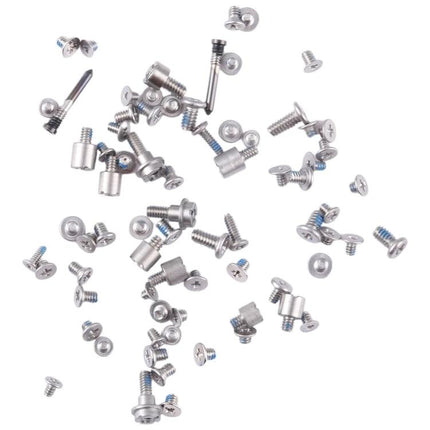 Screws And Bolts Kit For Everyday iPhone Repair Tasks - assortment of small silver iPhone screws and bolts